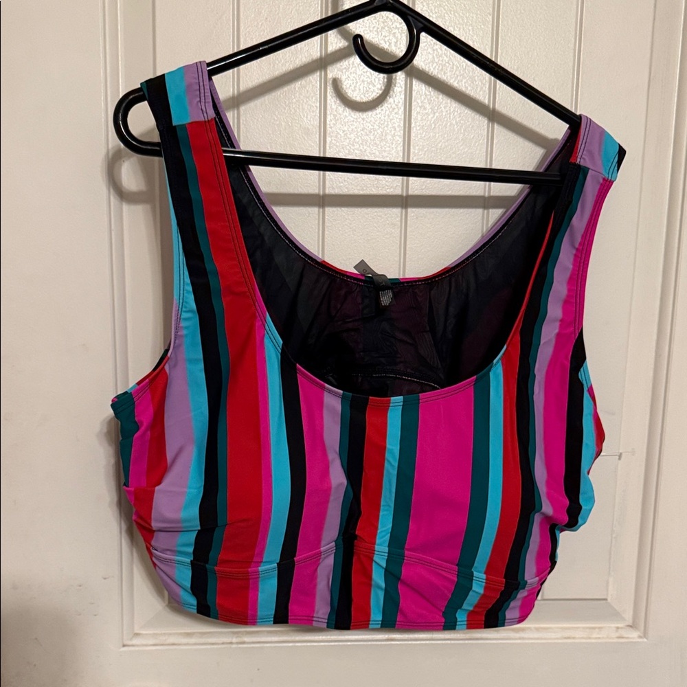 Torrid Multicolor Striped Tank Top